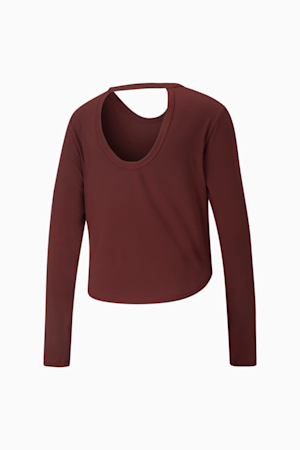 Haut d’entraînement à manches longues Cloudspun Femme, Aubergine, extralarge