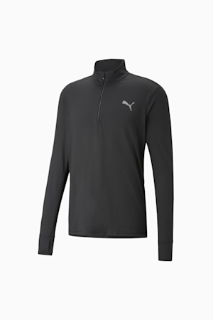 Run Favourite Quarter-Zip Running Top Men, PUMA Black, extralarge-GBR