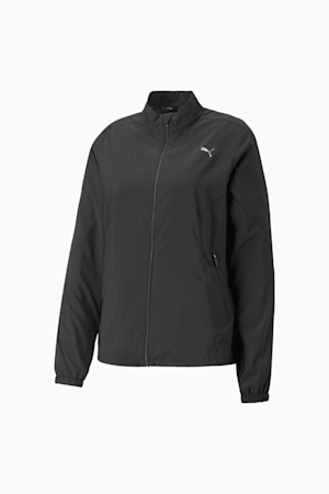 Run Favourite Woven Running Jacket Women, PUMA Black, extralarge-GBR