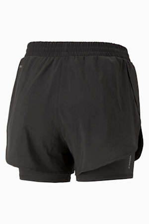 Run Favourite Woven 2-in-1 Running Shorts Women, PUMA Black, extralarge-GBR