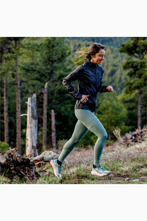 SEASONS Full-Length Trail Running Tights Women, Eucalyptus, extralarge-GBR