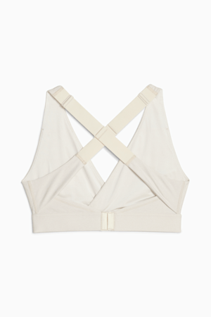 Yogini Mid Impact Crossover Women's Training Bra, Alpine Snow Heather, extralarge