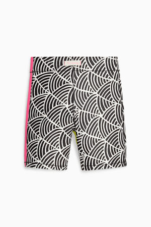 Shorts d’entraînement de vélo PUMA x lemlem Femme, PUMA Black-Ghost Pepper, extralarge