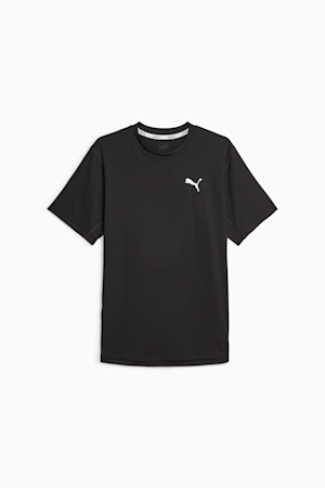 CLOUDSPUN Men's Short Sleeve Running Tee, PUMA Black, extralarge