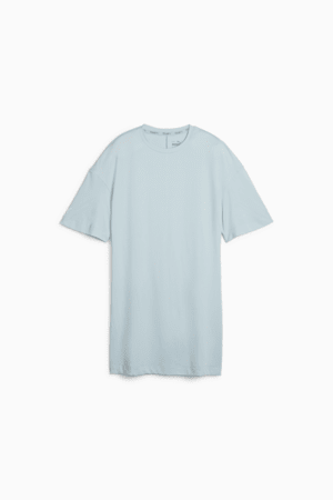 Modest Women's Oversized Training Tee, Turquoise Surf, extralarge-GBR