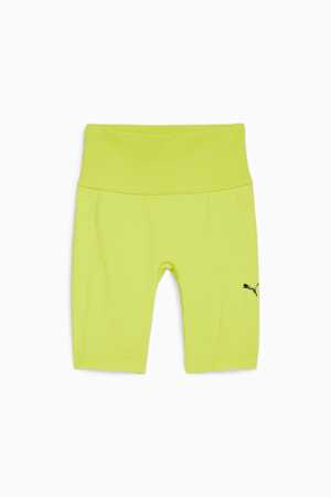 SHAPELUXE High-Waisted Women's Biker Shorts, Lime Pow, extralarge-GBR