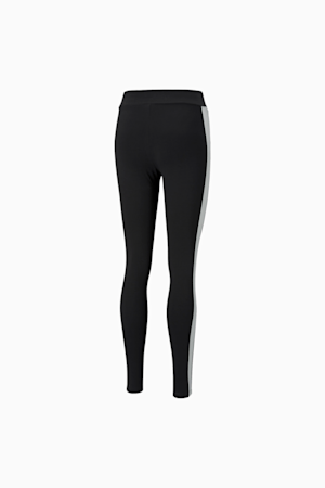 Puma Women's Moto Tight Black Gold Leggings Workout Active Wear-Size Small--NWT