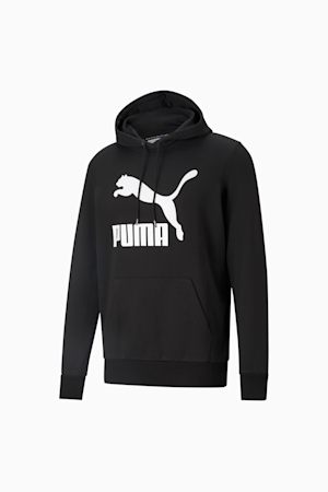 Classics Mens' Logo Hoodie, Puma Black, extralarge