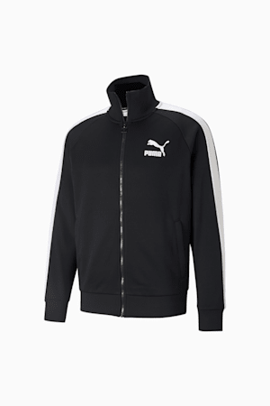 Iconic T7 Men's Track Jacket, Puma Black, extralarge-GBR