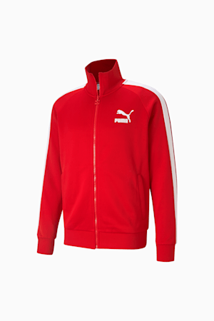 Iconic T7 Men's Track Jacket, High Risk Red, extralarge