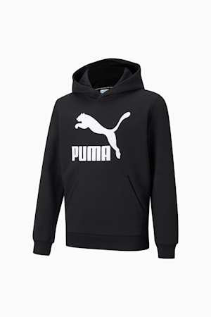 Classics Logo Hoodie Big Kids, Puma Black, extralarge