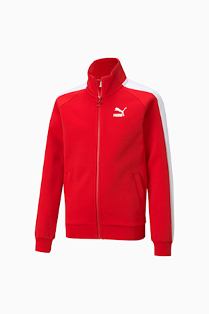 Iconic T7 Youth Track Jacket, High Risk Red, extralarge-GBR