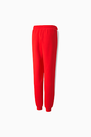 Unisex Kid's Red Jogger Pants Ready-to-ship, Boy's Girls Jogger