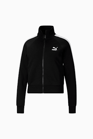 Iconic T7 Women's Track Jacket, Puma Black, extralarge