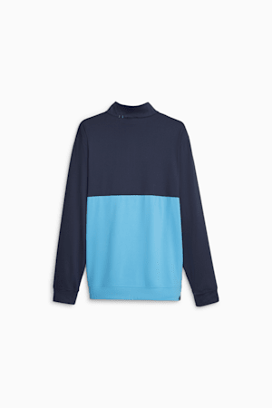 Gamer Colourblock Quarter-Zip Men’s Golf Pullover, Navy Blazer-Regal Blue, extralarge-GBR