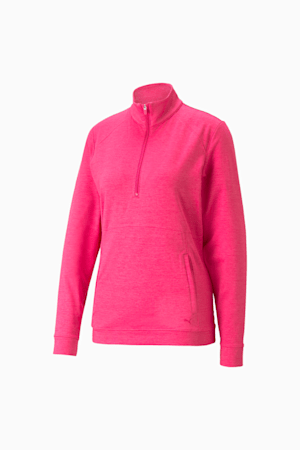 CLOUDSPUN Rockaway Half-Zip Golf Sweatshirt Women, Orchid Shadow, extralarge-GBR