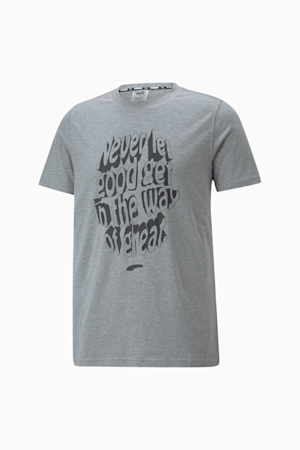 Box Out Men's Short Sleeve Basketball Tee, Medium Gray Heather, extralarge