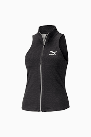 LUXE SPORT T7 Knitted Top Women, PUMA Black, extralarge-GBR