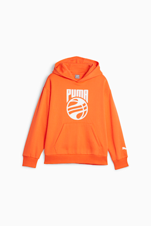 Posterize Big Kids' Basketball Hoodie, Hot Heat, extralarge