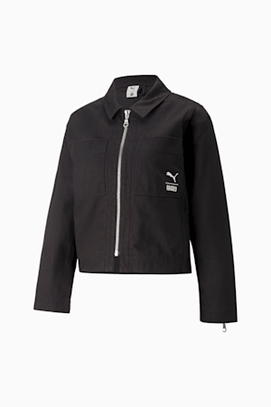 PUMA x THE RAGGED PRIEST Women's Twill Jacket, PUMA Black, extralarge