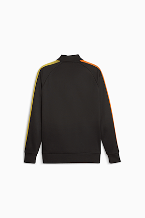 T7 ICONIC Track Jacket Men, PUMA Black-Hot Heat, extralarge