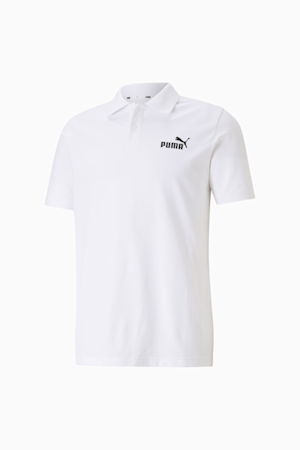 Essentials Pique Men's Polo Shirt, Puma White, extralarge-GBR