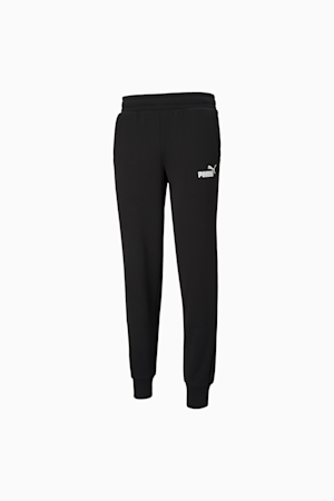 Essentials Logo Men's Sweatpants, Puma Black, extralarge-GBR