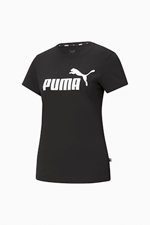 Essentials Logo Women's Tee, Puma Black, extralarge-GBR