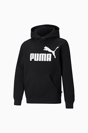 Essentials Big Logo Youth Hoodie, Puma Black, extralarge-GBR