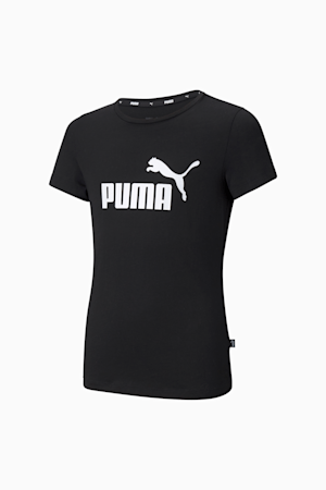 Essentials Logo Youth Tee, Puma Black, extralarge-GBR