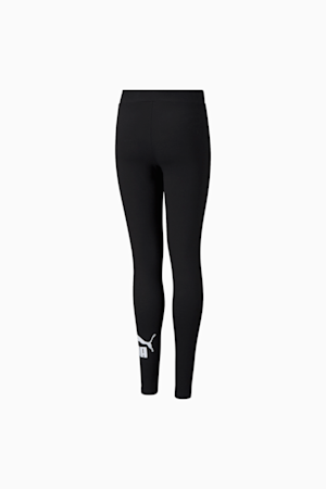 Essentials Logo Youth Leggings, Puma Black, extralarge-GBR