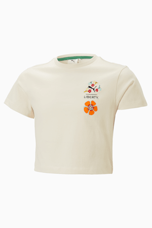 T-shirt PUMA x LIBERTY Enfant, Pristine, extralarge