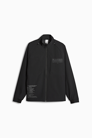 PUMA x PLEASURES Men's Jacket, PUMA Black, extralarge-GBR