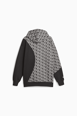 Chandail en molleton de sports motorisés Scuderia Ferrari Race Homme, PUMA Black-AOP, extralarge
