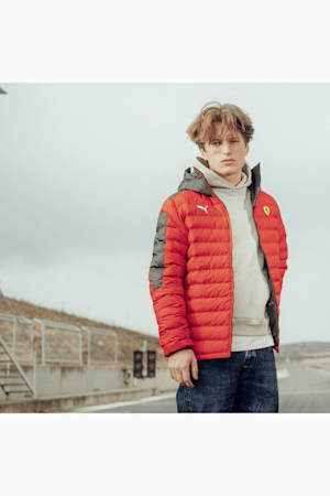 Blouson EcoLite Scuderia Ferrari Race T7, Rosso Corsa, extralarge