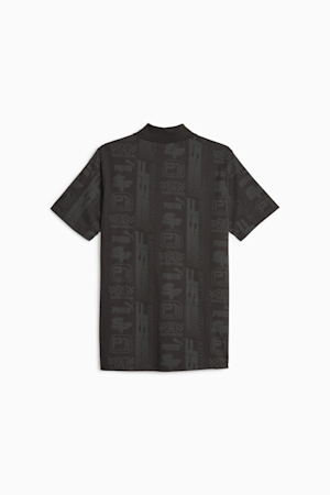 Scuderia Ferrari Race Men's Polo, PUMA Black-AOP, extralarge