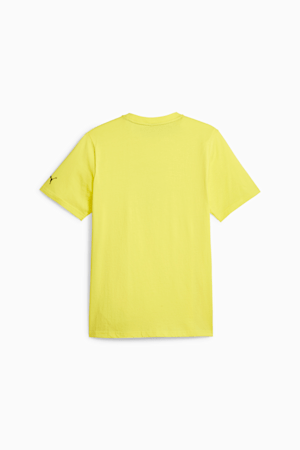 Scuderia Ferrari Race Big Shield Men's Motorsport Tee, Speed Yellow, extralarge