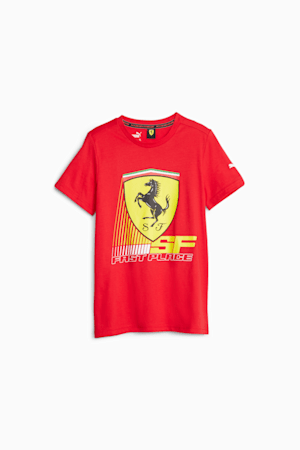 T-shirt Scuderia Ferrari Motorsport Jeunes, Rosso Corsa, extralarge