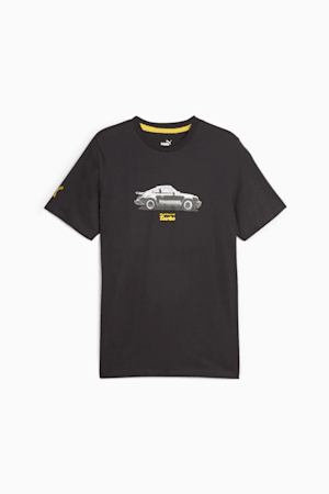 Porsche Legacy Men's Tee, PUMA Black, extralarge