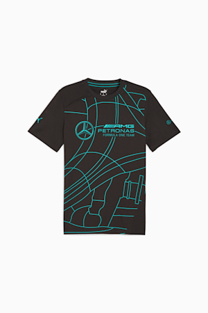 T-shirt de sports motorisés Mercedes-AMG PETRONAS Statement Home, PUMA Black, extralarge