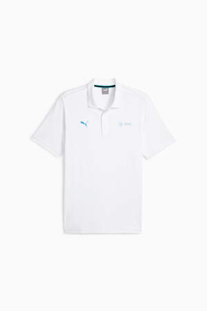 Mercedes-AMG PETRONAS Men's Cloudspun Polo, PUMA White, extralarge