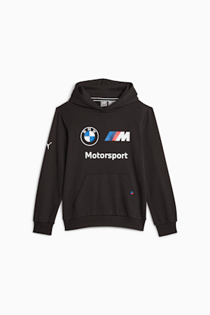 BMW M Motorsport Youth Essentials Sweatshirt, PUMA Black, extralarge-GBR
