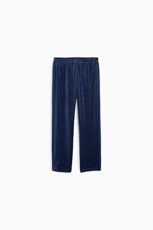 T7 Men's Velour Track Pants, Persian Blue, extralarge-GBR