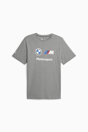 BMW M Motorsport ESS Logo Tee, Medium Gray Heather, extralarge-GBR