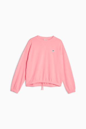 DOWNTOWN Women's Oversized Sweatshirt, Peach Smoothie, extralarge