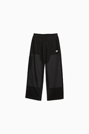 Pantalon en velours côtelé décontracté Downtown Femme, PUMA Black, extralarge