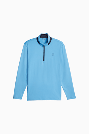 Men's Golf Lightweight Quarter-Zip, Regal Blue-Navy Blazer, extralarge-GBR