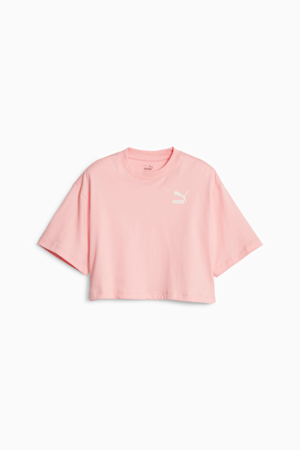 Classics Big Kids' Cropped Tee, Peach Smoothie, extralarge