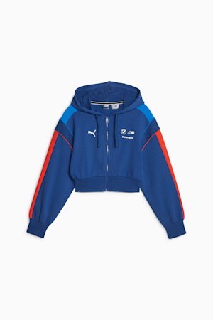 BMW M Motorsport MT7 Women's Cropped Sweatshirt, Pro Blue-M Color, extralarge