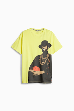 Franchise Men's Basketball Graphic Tee, Lemon Meringue, extralarge-GBR